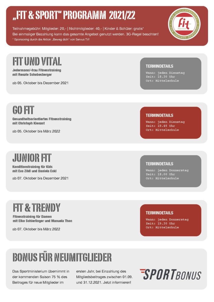 Fit & Sport Programm